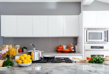 Kitchen - white over-the-range oven