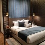 Bedroom - white bed comforter