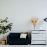 Home Storage Organization - dresser beside sofa
