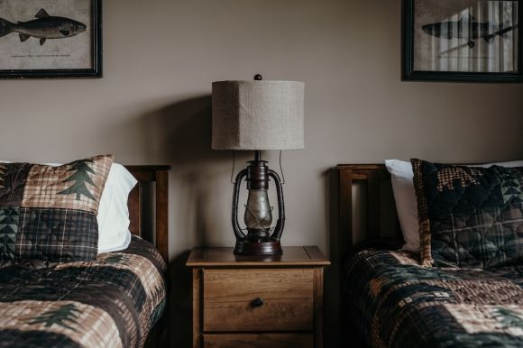 Decorative Pillows - a couple of beds sitting next to each other