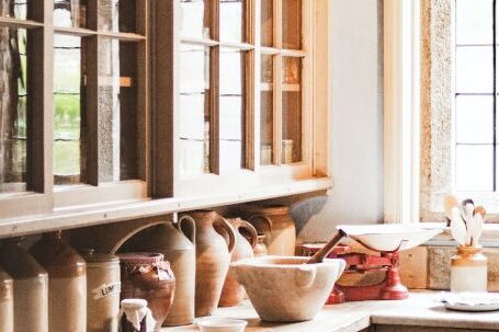 Interior Design - Brown Wooden Kitchen Cupboards