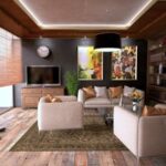 Interior Design - Turned-off Flat Screen Tv