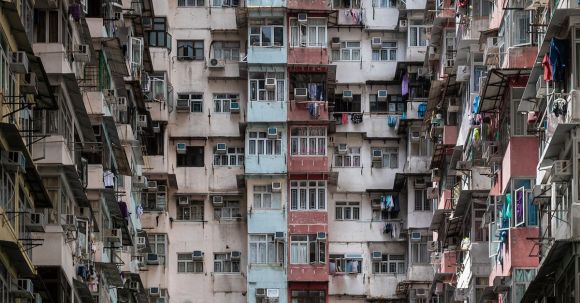 Property - Photo of Brown, Red, and White Buildings