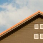 Property - Orange and Gray Painted Roof Under Cloudy