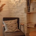 Interior Design - Armchair Near Table and Ottoman