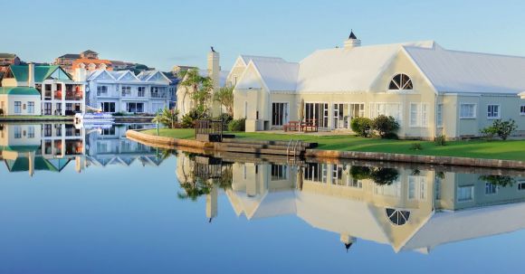 Property - White House Near Body of Water