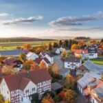Real Estate - High Angle Photography of Village