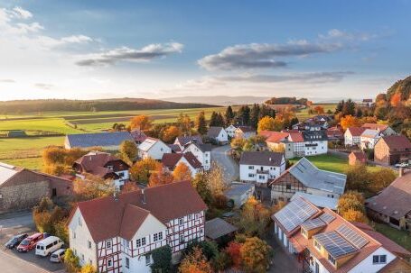 Real Estate - High Angle Photography of Village