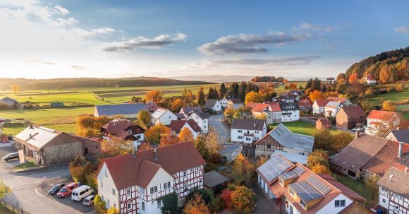 Real Estate - High Angle Photography of Village