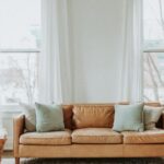 Interior Design - White and Brown Sofa Chair Near White Window Curtain