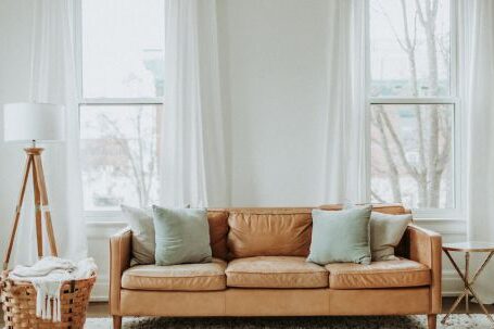 Interior Design - White and Brown Sofa Chair Near White Window Curtain
