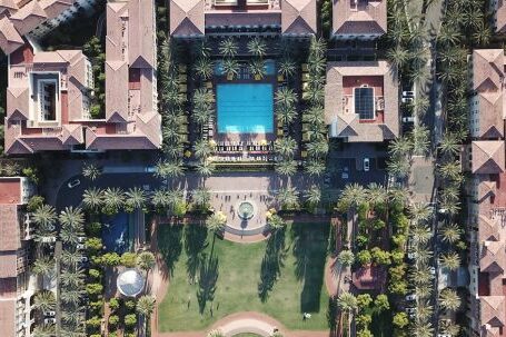 Real Estate - Brown Concrete Houses and Green Leafed Trees