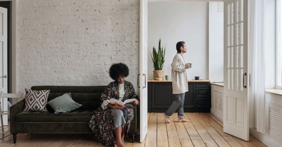 Interior Design - People Relaxing at Home