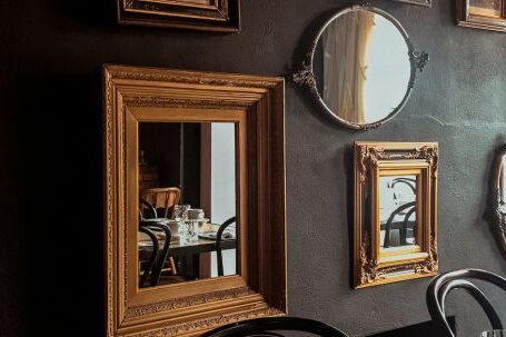 Interior Design - Framed Mirrors on Wall