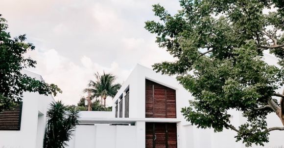 Property - White and Brown House