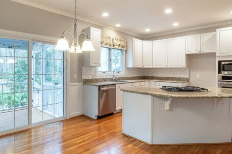 Property - White and Brown Kitchen Counter