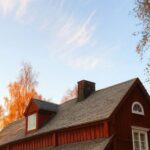 Property - Red and Black Wooden House Under Blue Sky