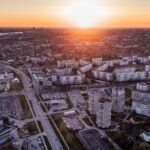 Real Estate - Aerial Photo of High Rise Building during Sunrise