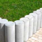Landscaping - Gray Concrete Bollards