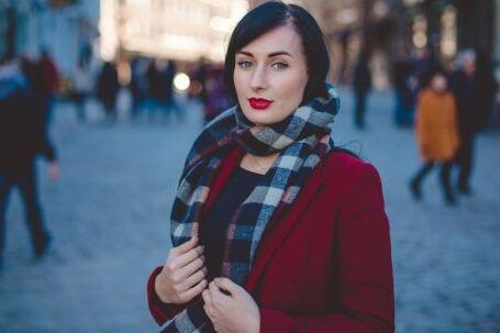 Urban Landscapes - Woman Wearing Red Jacket