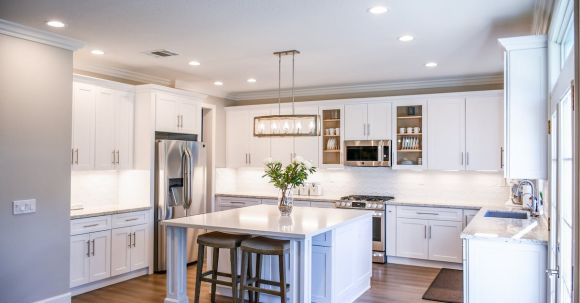 Kitchen - Kitchen With Furniture and Appliances