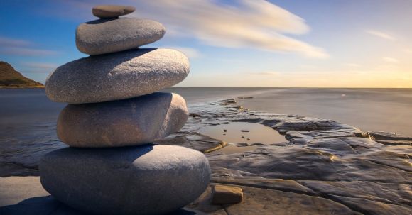 Wellness Design - Stacked of Stones Outdoors