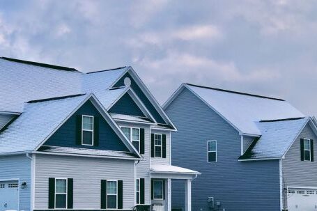 Neighborhood - White and Gray House Under White Clouds