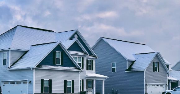 Neighborhood - White and Gray House Under White Clouds