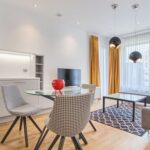Interior Design - Two Chairs With Glass Table on Living Room Near Window