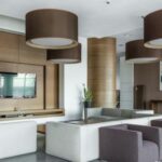 Luxury Properties - Spacious living room in modern apartment