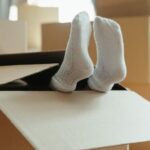 New Home - White Socks on White Paper