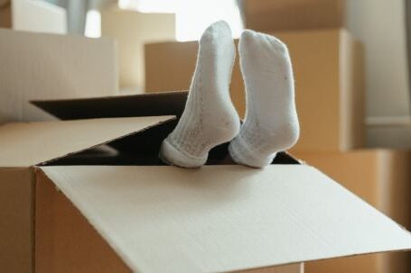 New Home - White Socks on White Paper
