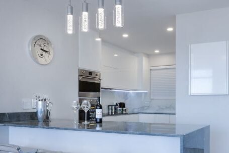 Kitchen - White Mini Bar Counter