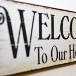 New Home - Welcome to Our Home Print Brown Wooden Wall Decor