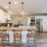 Kitchen - Four Brown Wooden Chairs