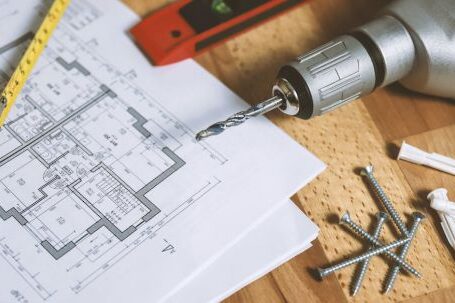 House Plan - Floor Plan on Table