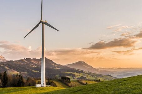 Sustainable - White Windmill