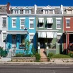 Neighborhood - White Blue and Gray Concrete Building