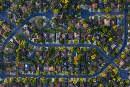 Neighborhood - Bird's Eye View Of Houses