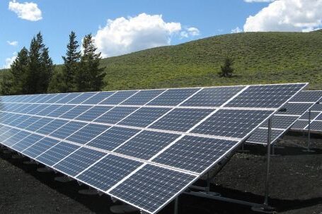 Solar Energy - Black and Silver Solar Panels
