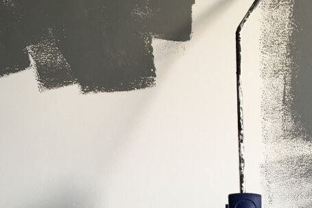 Wall Paint - Person Holding Paint Roller While Painting the Wall