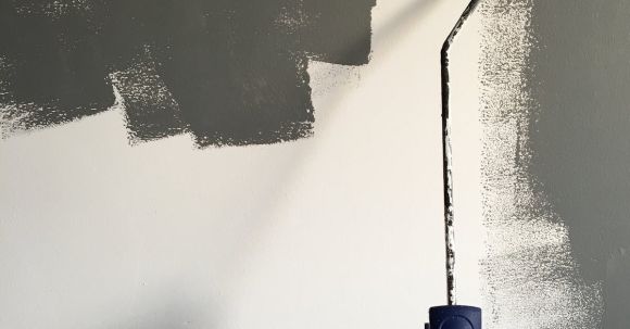 Wall Paint - Person Holding Paint Roller While Painting the Wall