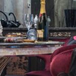 Interior - Black and Brown Wooden Table