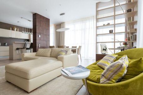 Luxury Properties - Stylish design of contemporary living room