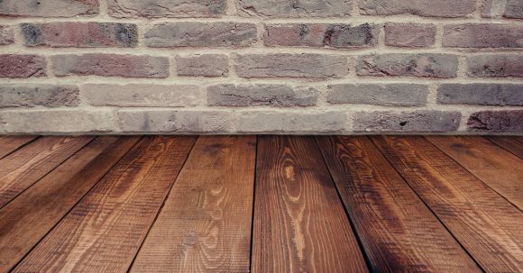 Floor - Brown Wooden Panel Beside Concrete Board