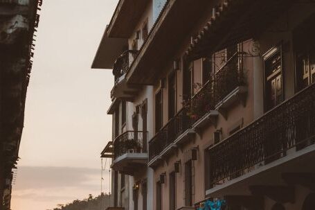 Neighborhood - Brown Concrete House