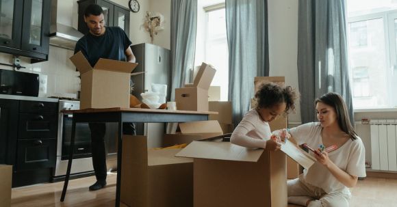 New Home - Free stock photo of apartment, belongings, box